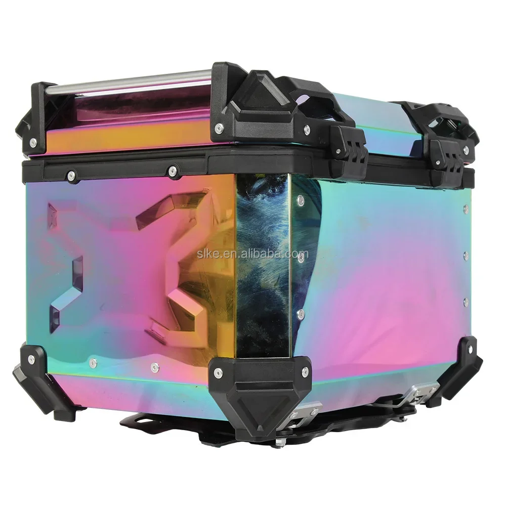 SLKE красочный 45л Cajas De Cola Motocicleta держатель для доставки хвостовой чехол