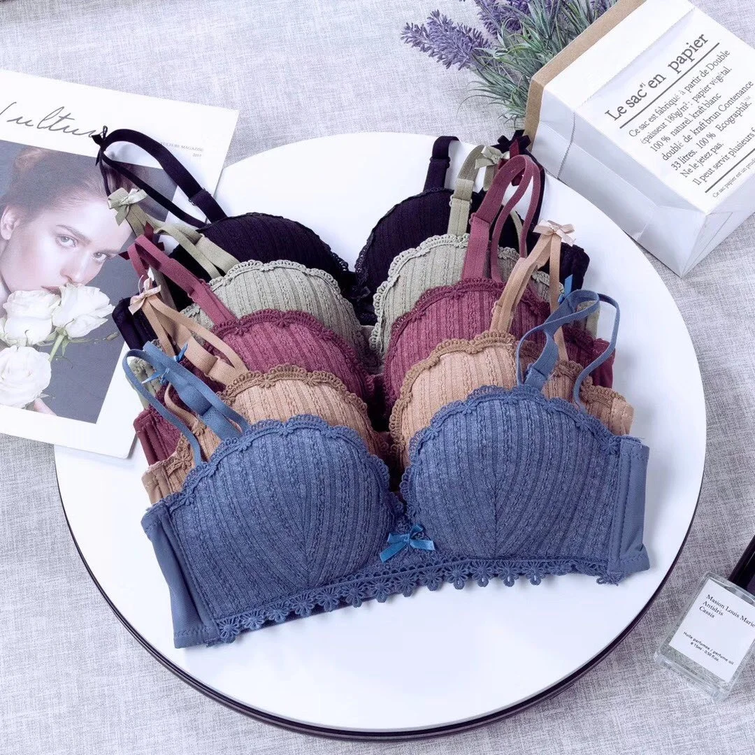 

Idyllic poetry collection a hair generation small chest gathered sexy upper support underwear for girls without steel ring