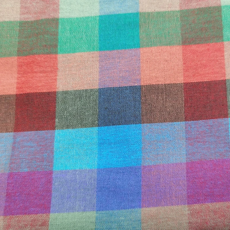 100% хлопок яркий цвет ткань пошив рубашки платье блузка длиной до метров