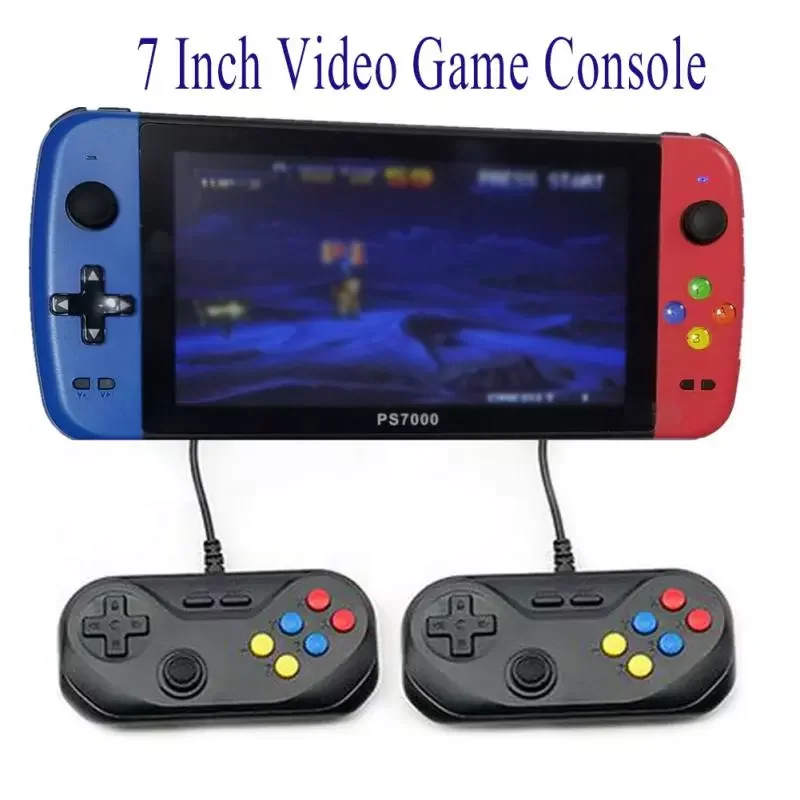

NEW IN 128G Retro Game Console Built-in 5000 Games Portable Game Player With 2 Gamepads LCD Screen Video Game Controller For MA