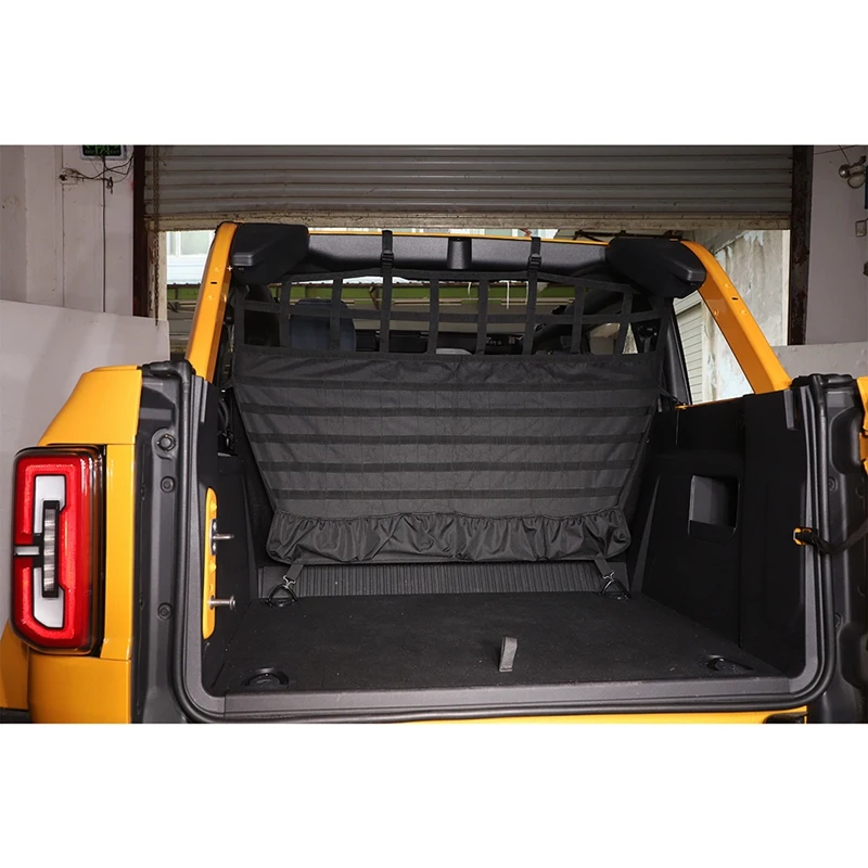 

Автомобильный багажник, изоляционная сетка для домашних животных, органайзер для хранения для Ford Bronco 2021 2022, 4 двери, аксессуары для интерьера
