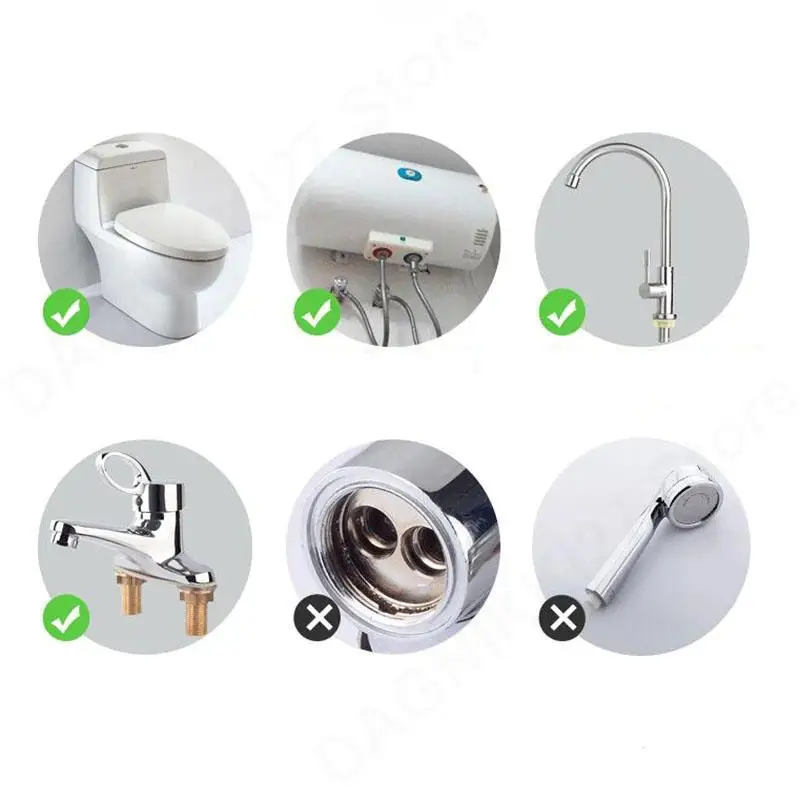 G1/2 Нержавеющая сталь 304 Туалет Сантехника Угловой клапан Шланг Водонагреватель