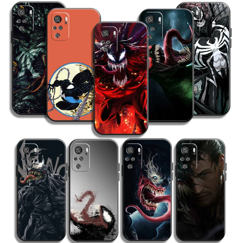 

Marvel Venom Phone Cases For Xiaomi Redmi Note 8 Pro 8T 8 2021 8 7 8 8A 7A 8 Pro Back Cover Soft TPU Carcasa Funda