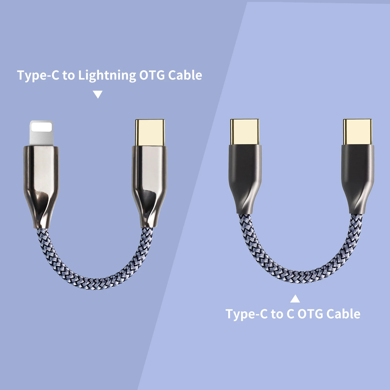 OKCSC Lightning to Type-C Cable, HiFi Portable High-End DAC/Headphone Amplifier DOC OTG Audio Adapter for iPhone 12 Pro Max 11 X