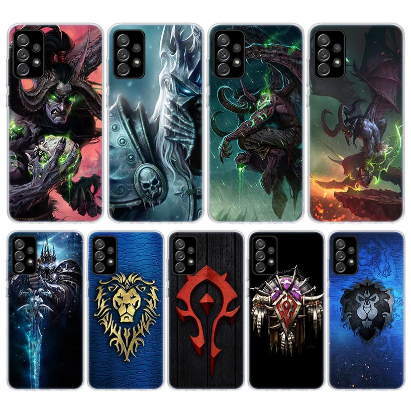 Мягкий чехол для телефона W-World Of W-Warcraft W-Wow Samsung Galaxy A51 A50 A71 A70 A10 A20E A30 A40 A41 A31 A21S A11 A6 A7 A8