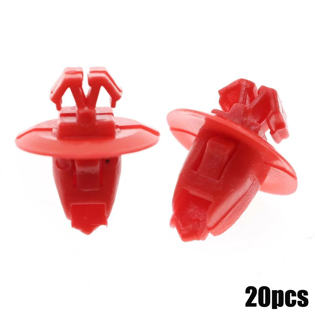 

20Pcs Auto Fastener Bumper Fender Retainer Clips For Toyota Land Cruiser Mud Flaps Moulding Trim Clips Plastic Car Accessories