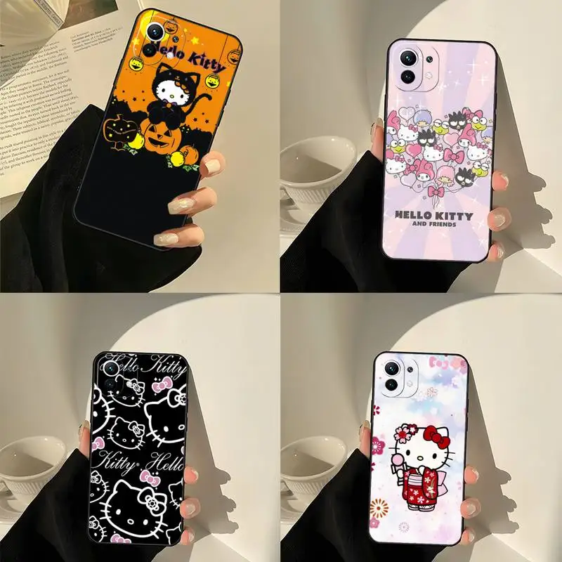 

Sanrio Hello Kitty Phone Case For Redmi Note11 Pro E Pro 10 T 9 S 8 T 7 5A 5 4 4G 5G 6 Pro Igh Smartphone Coque Cheap Xiaomi