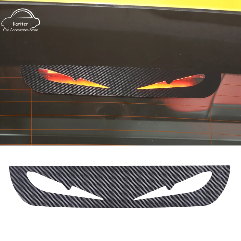

For Toyota GR Supra A90 2019-2022 Soft Carbon Fiber Car Rear Tail Light Decorative Sticker Car Exterior Modification Accessories