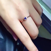 3mm 0 1ct natural blue sapphire ring for daily wear 100 real 925 silver ring fashion sterling silver sapphire jewelry