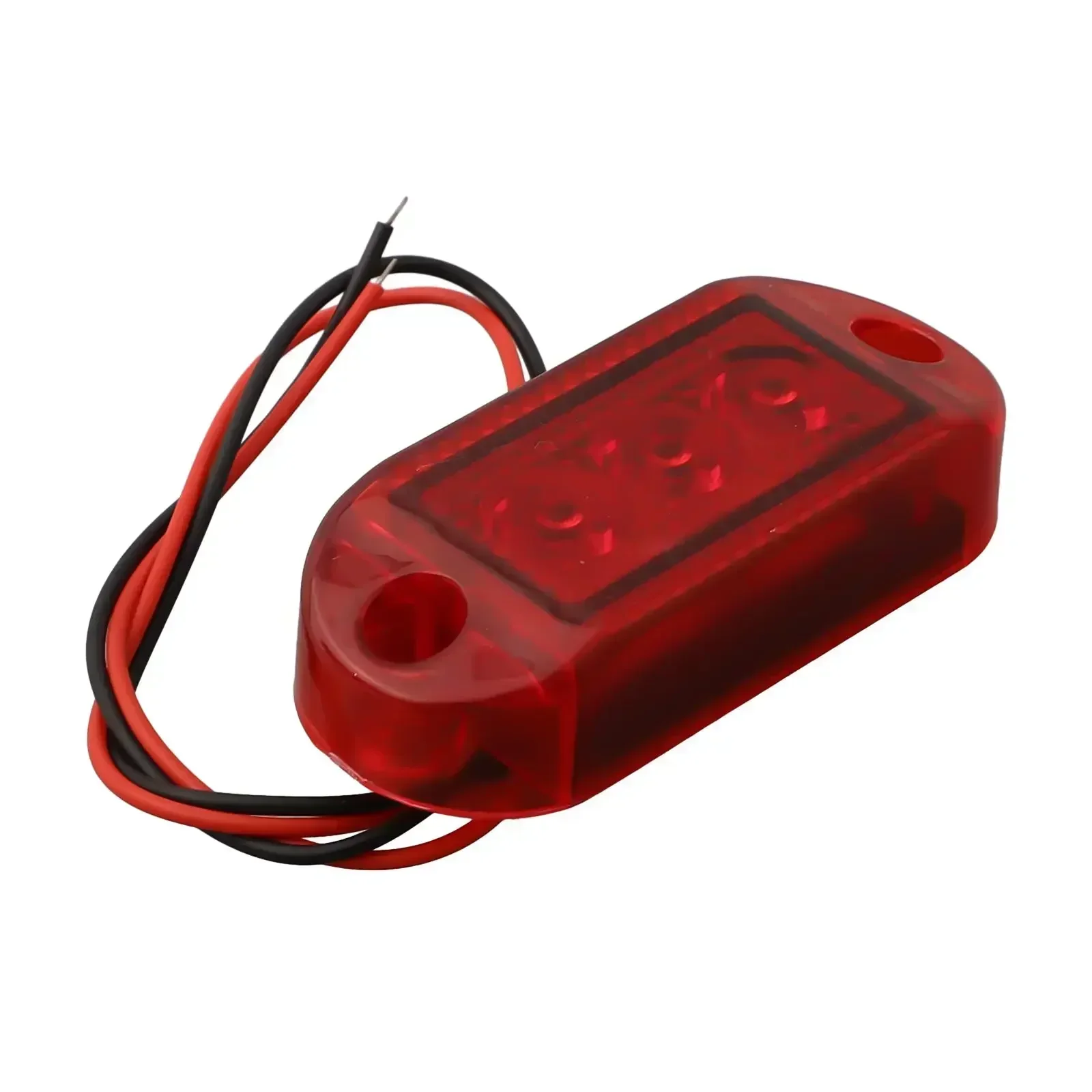 Флэш-маркер для грузовиков прицепов красный белый 12 В 24 легкая установка и низкое