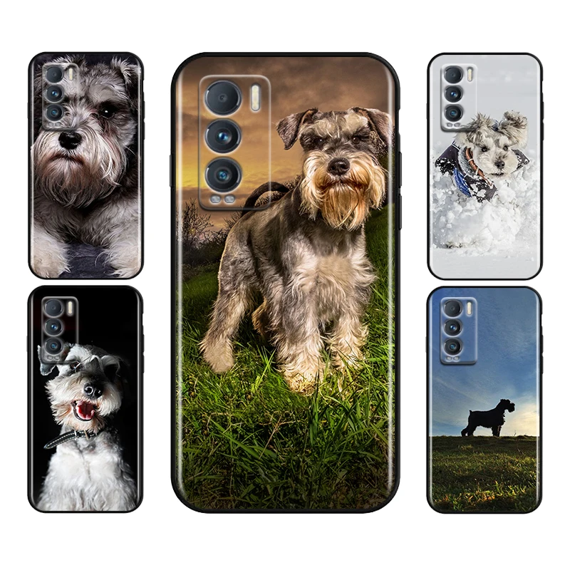 

Lovely Schnauzer Dogs For Realme 9 9i 8 8i GT GT2 Neo Neo2 Master Pro C21 C20 C11 C20A C21Y Pro Phone Case Coque