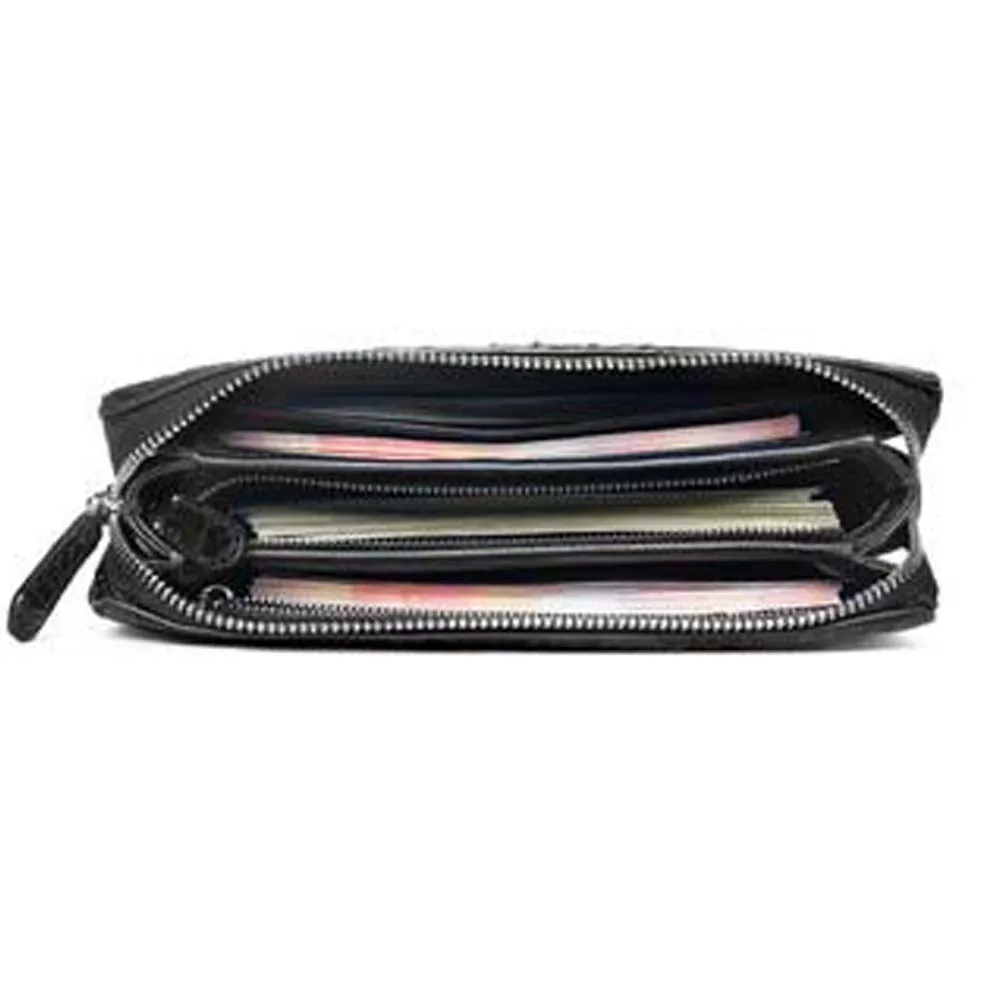 KEXIMA kadilaier Thailand  import  crocodile  Men clutch bags  male crocodile Hand bag Zipper wallet  Hand caught bag