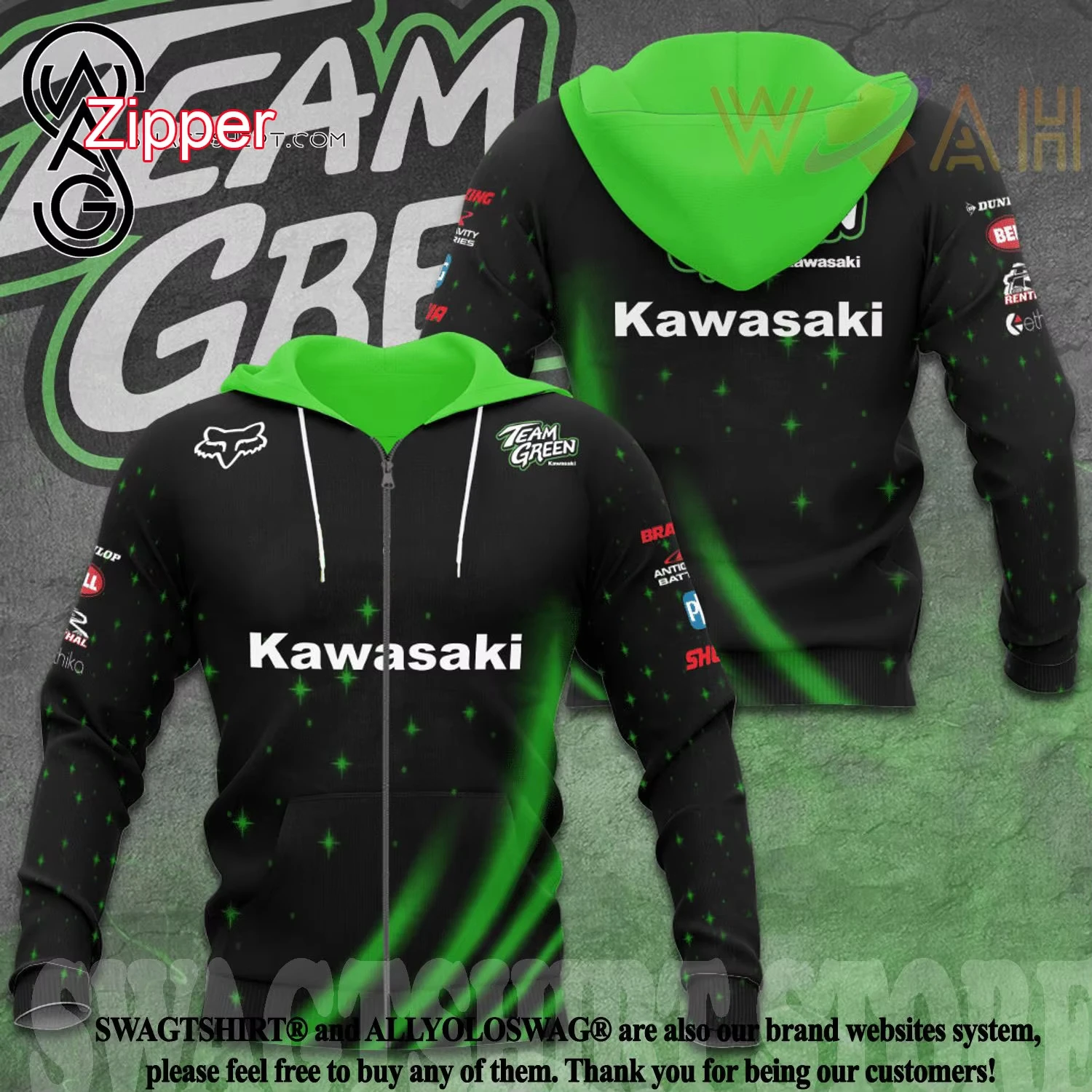 Толстовка унисекс на молнии с капюшоном осень/весну