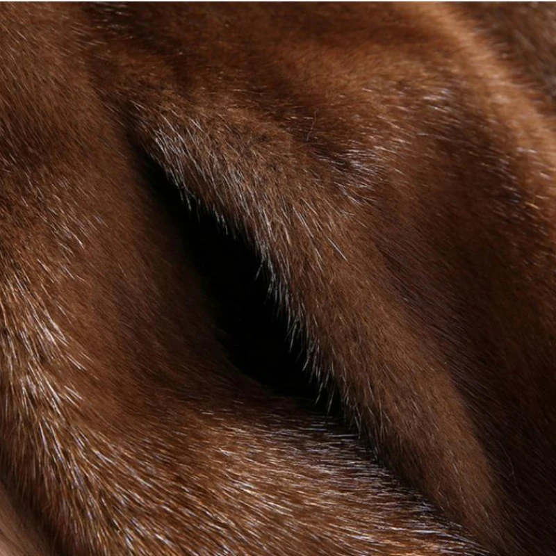 Women mink coats female mink fur coat genuine long fur coat ladies winter clothes oversize 6xl 5xl 7xl Imitation fur coats