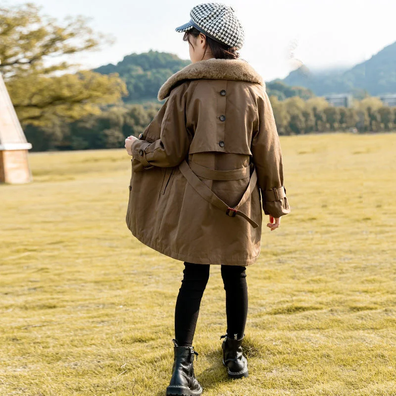 Детский зимний комбинезон с капюшоном на возраст 6-13 лет