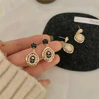 womens pearl drop earrings classic earrings 2022 exquisite jewelry for women dangle earrings