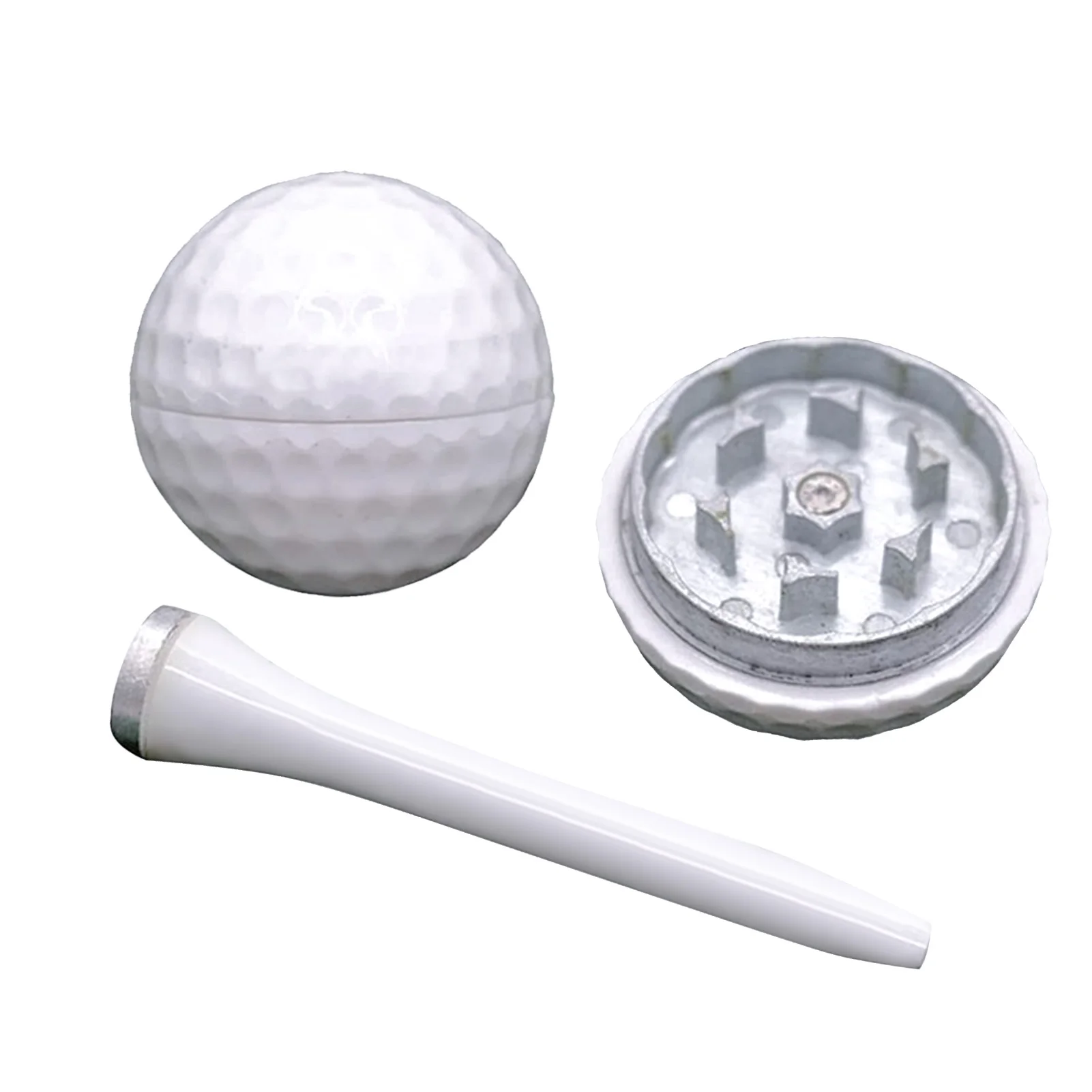 

Golf Vanilla Grinder 3 In 1 Creative Tubular Vanilla Grinder Unique Modeling Pipe Vanilla Grinding Tool Father's Day Gift For