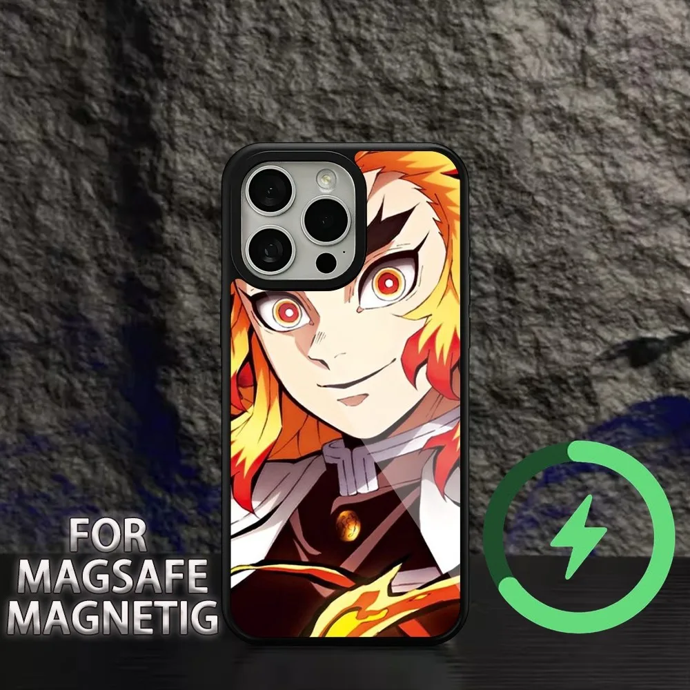 Магнитный Чехол Для Беспроводной Зарядки Kuroshitsuji Black Butler iPhone 11/12/13/14/15 Pro Max — Полный