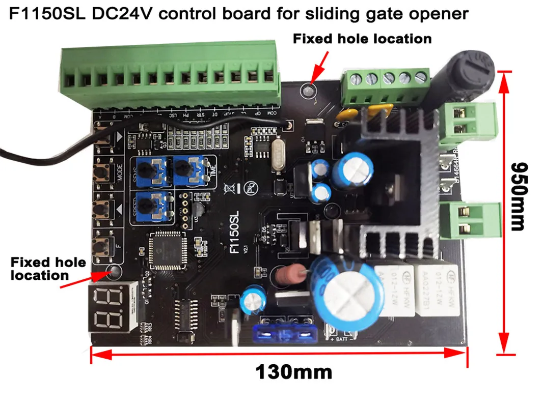 F1150SL DC24V Universal circuit board Circuit update or alternate Board Control For Sliding Gate motor opener images - 6