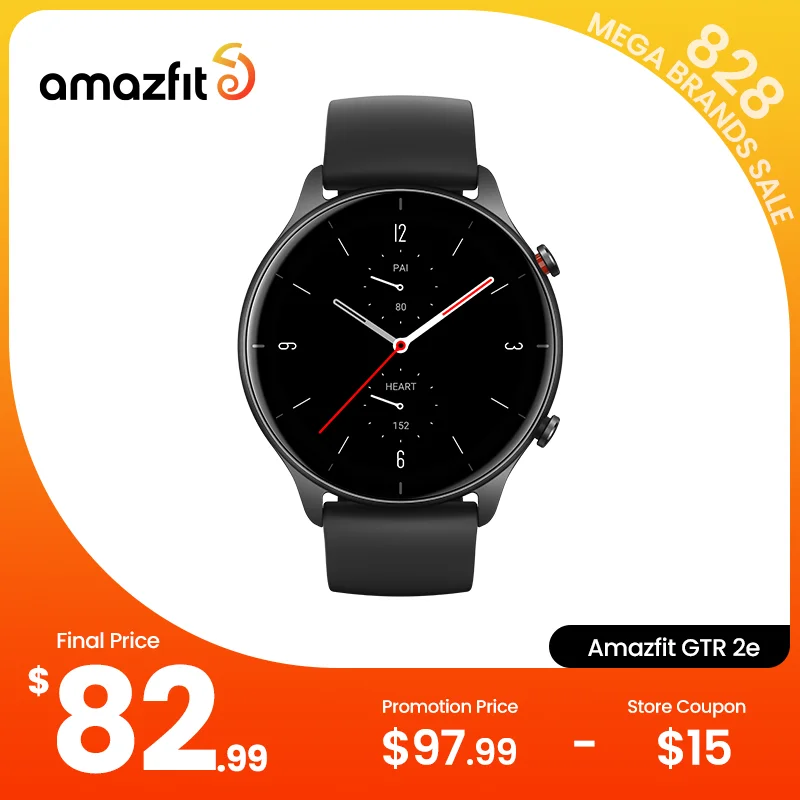  Умные часы Amazfit GTR 2e, 2,5 D, стекло, 90 спортивных режимов, Alexa, встроенные умные часы 5 АТМ для Android IOS 