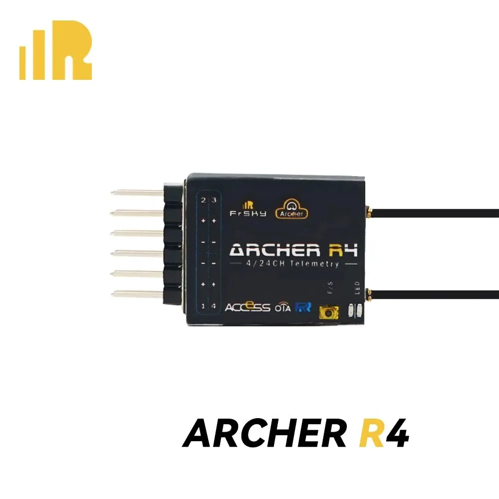 

FrSky 2.4GHz ACCESS ARCHER R4 4-channel Compact Receiver PWM Supports OTA and Signal Redundancy