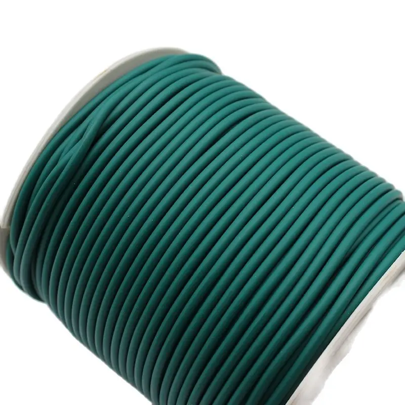 100 Meters 4mm Dia PVC Welding Rod Floor Glue Reel Roll Flexible Semi-Rigid Dark Green