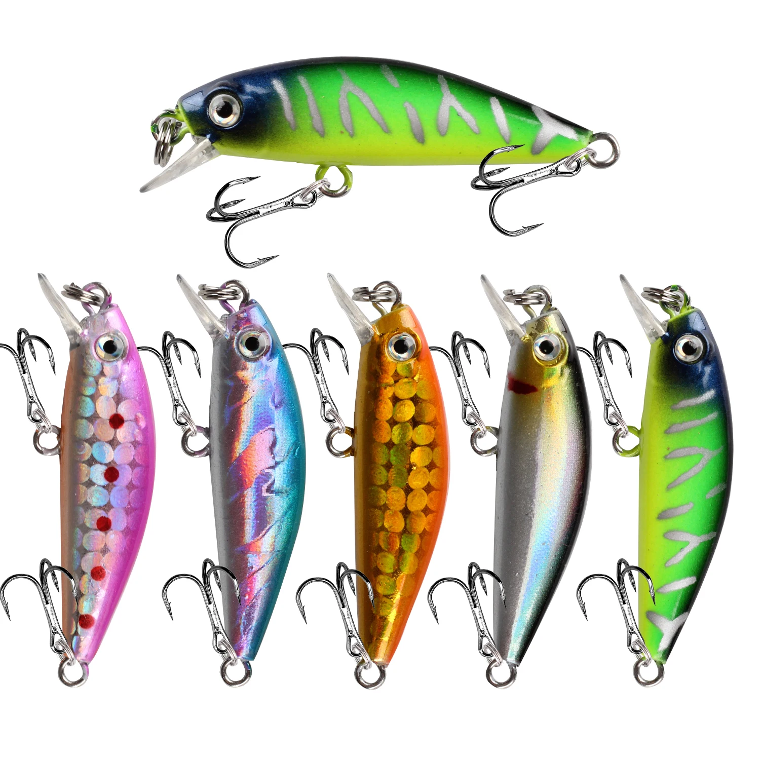 

Sinking Minnow Fishing Lures 4.5cm 2.5g Japanese Design Pesca Artificial Hard Baits Wobblers For Bass Pike Trout Fishing Tackle