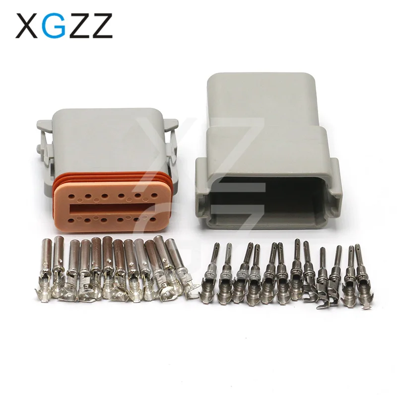 

1 компл. Deutsch DT06/DT04 2/3/4/6/8/12 Pin Коробка передач двигателя, водонепроницаемый Электрический разъем для автомобиля, автобуса, грузовика