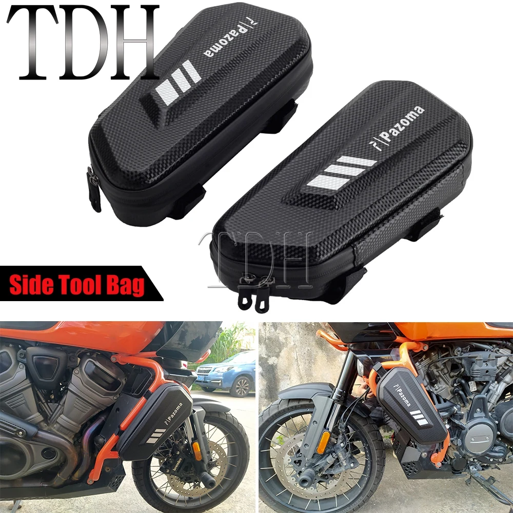 

For Hareley Pan America Panamerica 1250 RA1250 RA1250S 21-22 Multifunctional Side Hanging Hard Shell Tool Bag Case Pouch Pannier