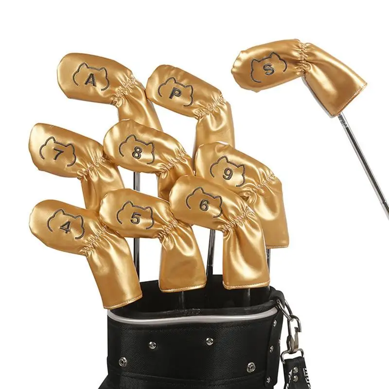 

Креативные Чехлы для гольфа, рукав для толкателя, полиуретановые Чехлы для толкателей, чехол для толкателей, защитный чехол с вышивкой, накладка на голову