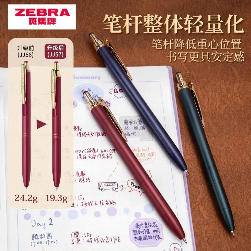Фото Гелевые ручки Zebra Sarasa JJ57 Retro Metal, эргономичные и утяжеленные, с низким центром тяжести, 0,5 мм, для подписей и планировщиков №2