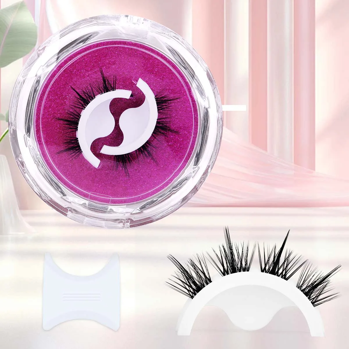 Z'LRAQI BEAUTY черные пластиковые терьеры накладные ресницы 17 мм синтетические