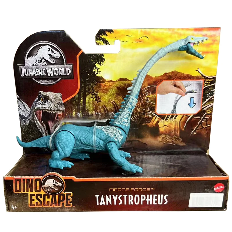 

In Stock Mattel Jurassic World HCL88 Fierce Power Tanystrpheus Camp Chalky Authentic Dinosaur Strike Motion Action Movable Joint