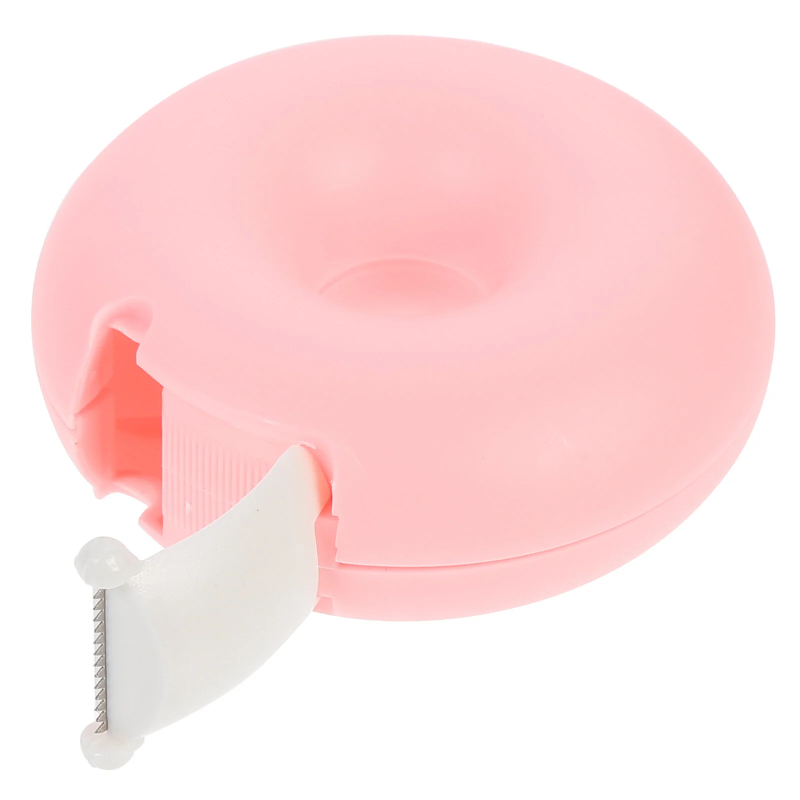

Plastic Stand Washi Portable Tape Dispenser Heat Dispenser Kids Extension Belt 7.5X7.5X2.7CM Pink Abs Eyelash Child