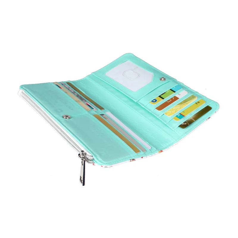 Женские Длинные кошельки на молнии дизайнерский клатч Forever Young Женский кошелек