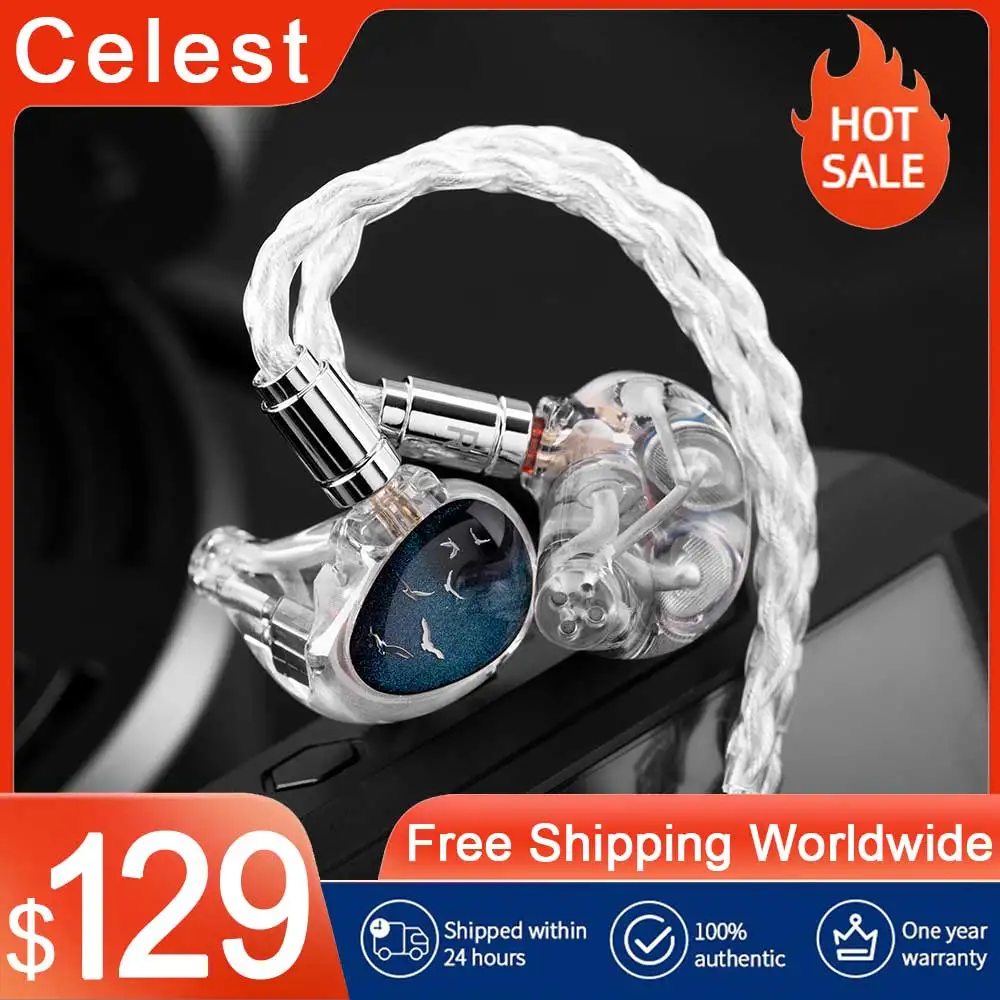 Фото Kinera Celest Phoenixcall 1DD+2BA+2 Flat Panel IEMs: Гибридные внутриканальные мониторы Hi-Fi для аудиофилов с мощными басами №3