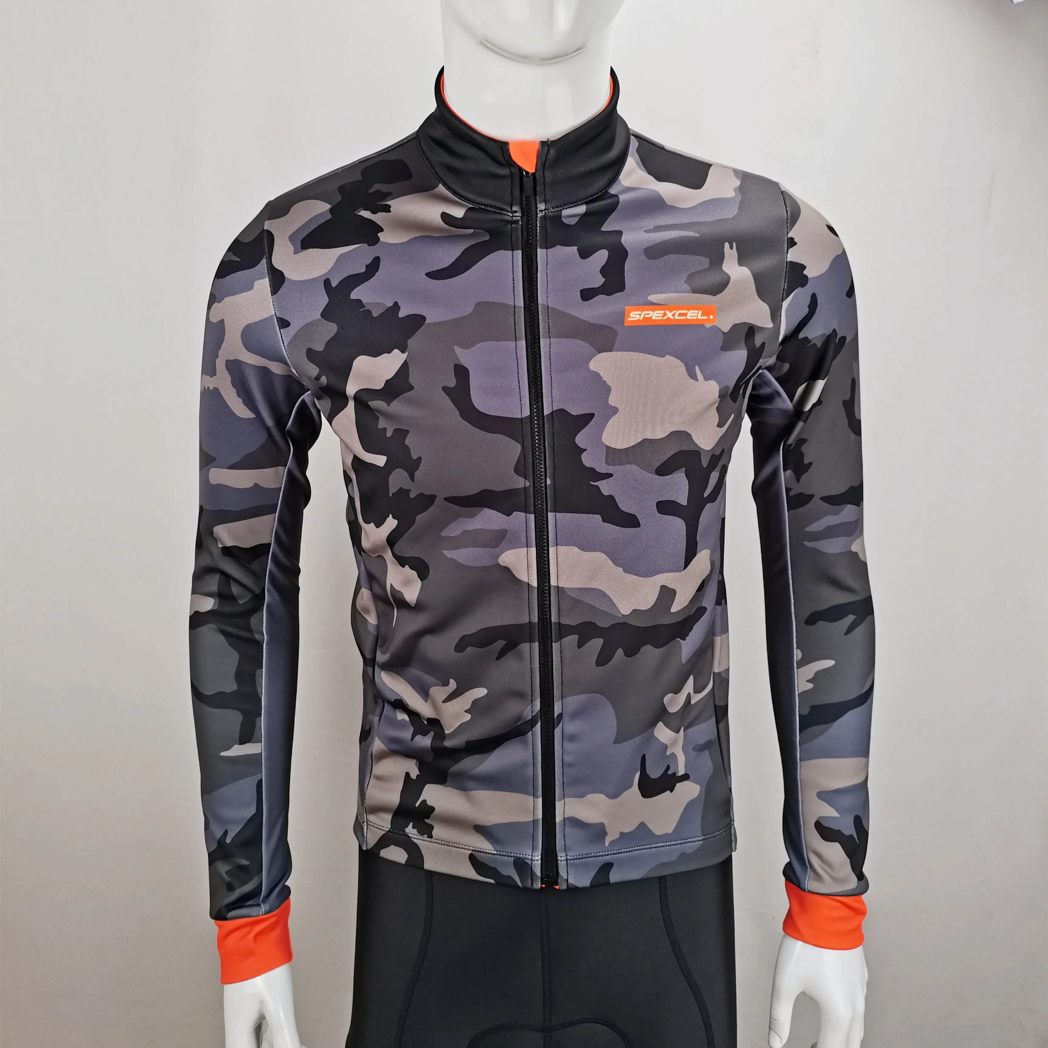 

SPEXCEL deep winter 0 degree cycling jersey jacket training riding waterproof camouflage autumn and winter windproof warmth thic