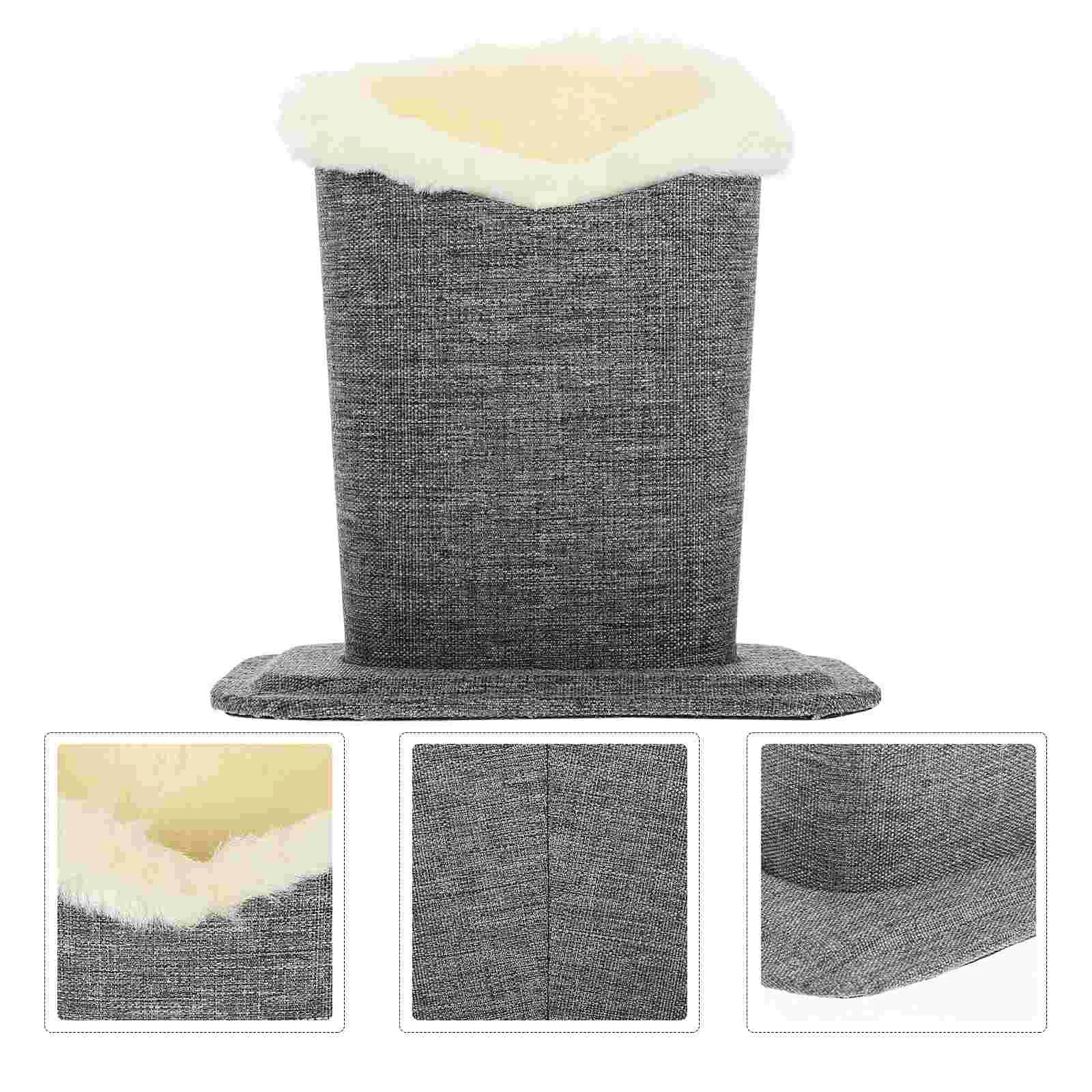 

Fabric Glasses Holder Monitor Desk Stand Plush Eyeglasses Sunglasses Case Bracket Box