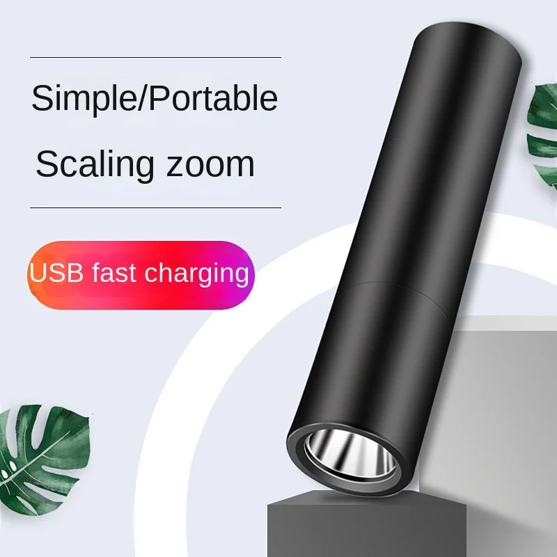 

Portable Flashlight with Built-in Power Bank