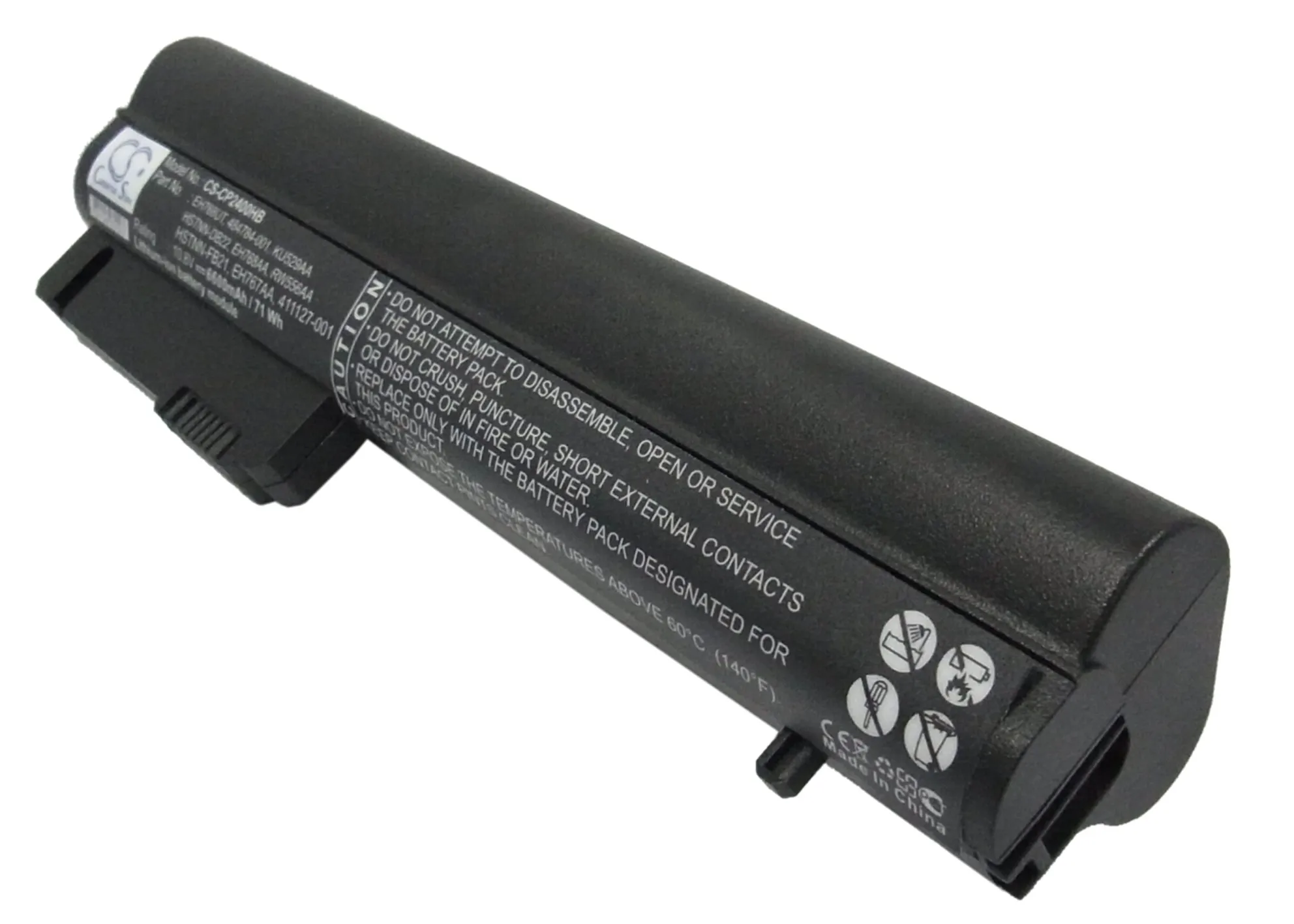 

CS 6600mAh/71.28Wh battery for Compaq Business Notebook 2400,2510p,nc2400 404887-241,404888-241,411126-001,RW556AA
