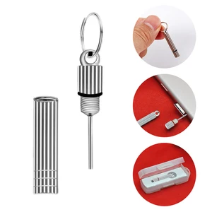 Imported New Stainless Sim Card Tray Pin Eject Removal Tool Needle Opener Card Pin With Key Ring Anti-loss Mo