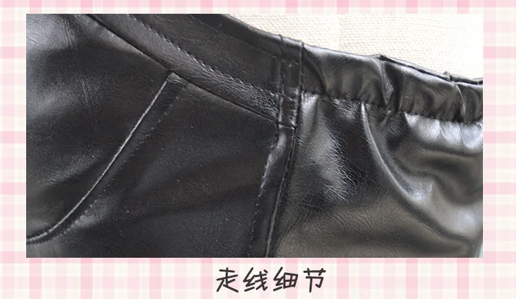 Anime Future Diary Mirai Nikki Cosplay Gasai Yuno Halloween Party Black Leather Skirt Costumes images - 6
