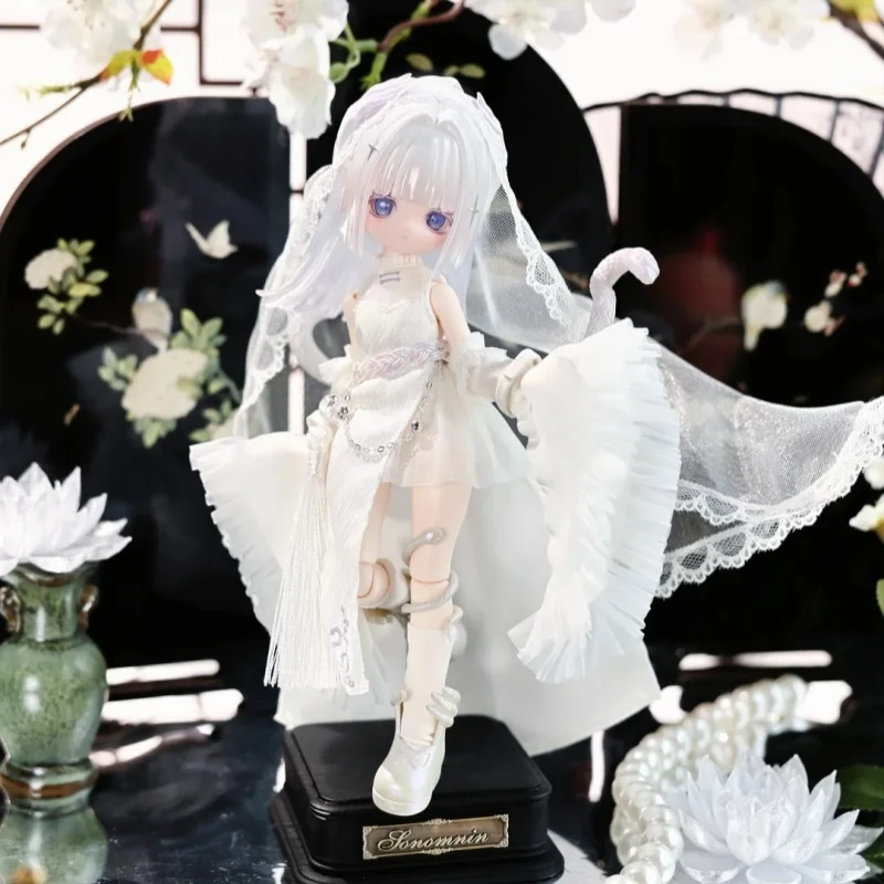 Фото В наличии: Новая коллекционная шарнирная фигурка Luluelf Story Limited Hang Card Ghost Hand Viper BJD, масштаб 1/12, в слепой коробке №3