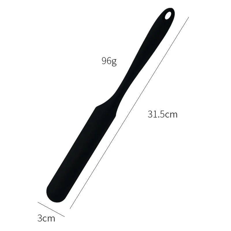 

Силиконовый скребок для выпечки 31,5*3 см