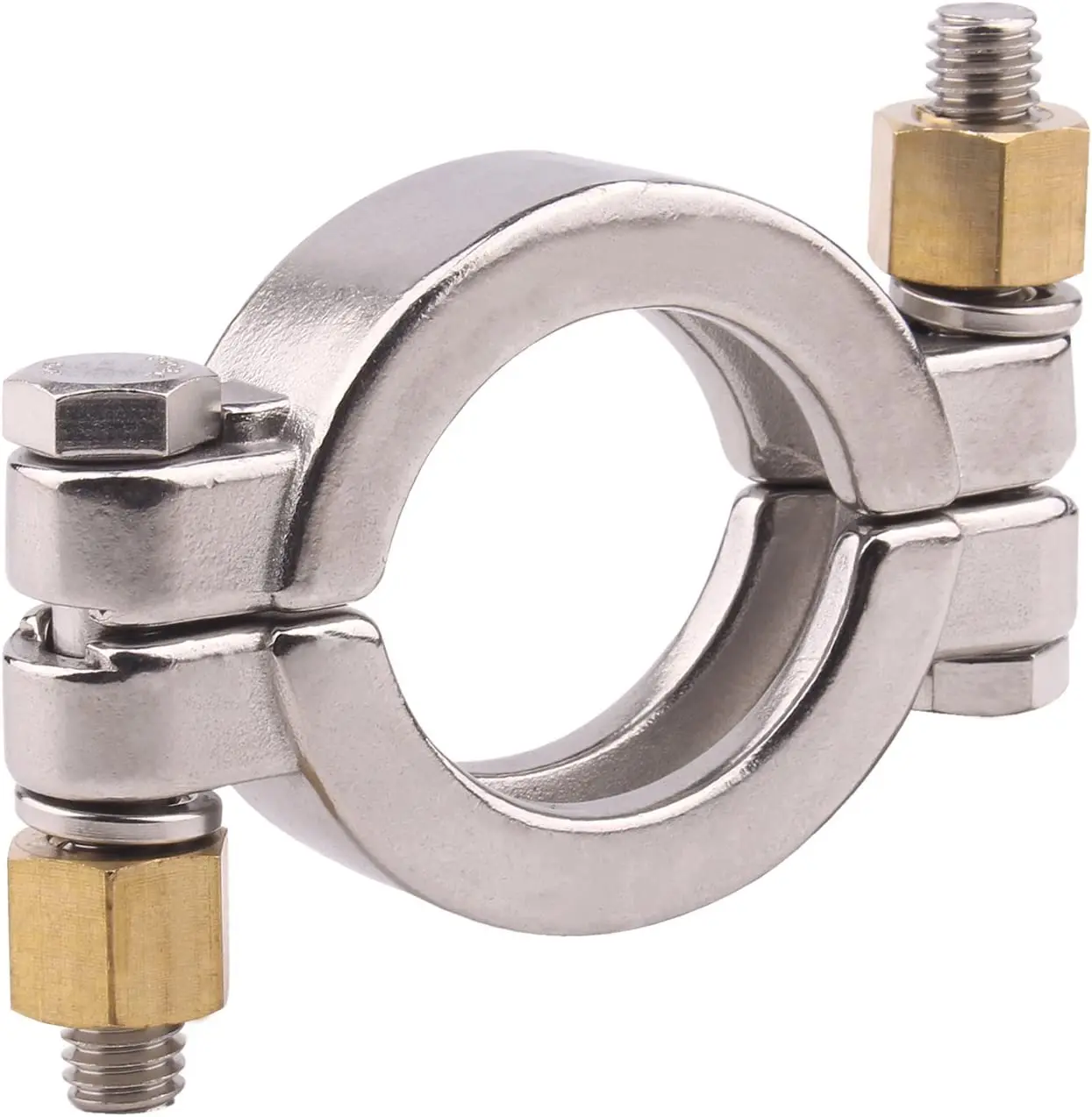 

Sanitary Clamp High Pressure Bolted Tri Clamp Clover Stainless Steel 304 for Beer Brewing Brewery