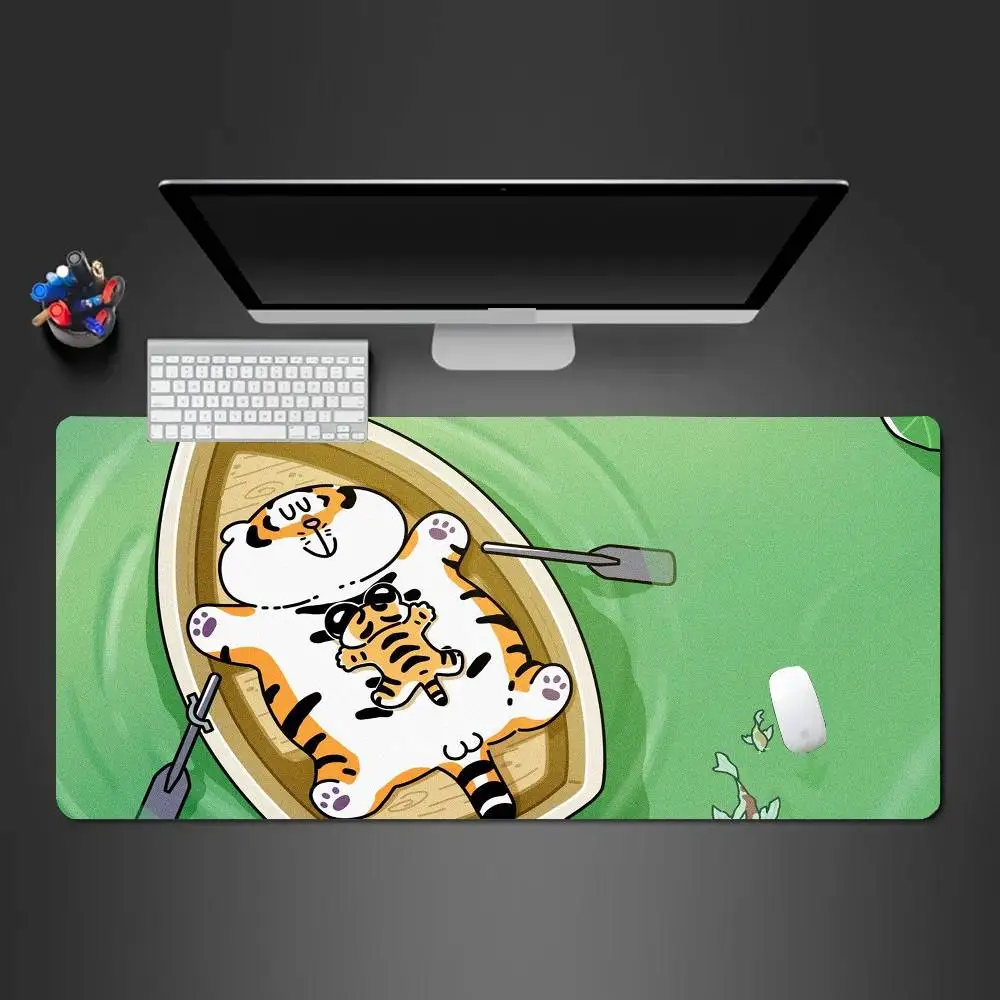 Коврик для мыши Fat Tiger, нескользящий, подходит для офисных компьютеров, ноутбуков, киберспортивных игр, настольных ковриков, клавиатуры XXL. (art.: 3920dcc1ca79a) - 3920dcc1ca79a