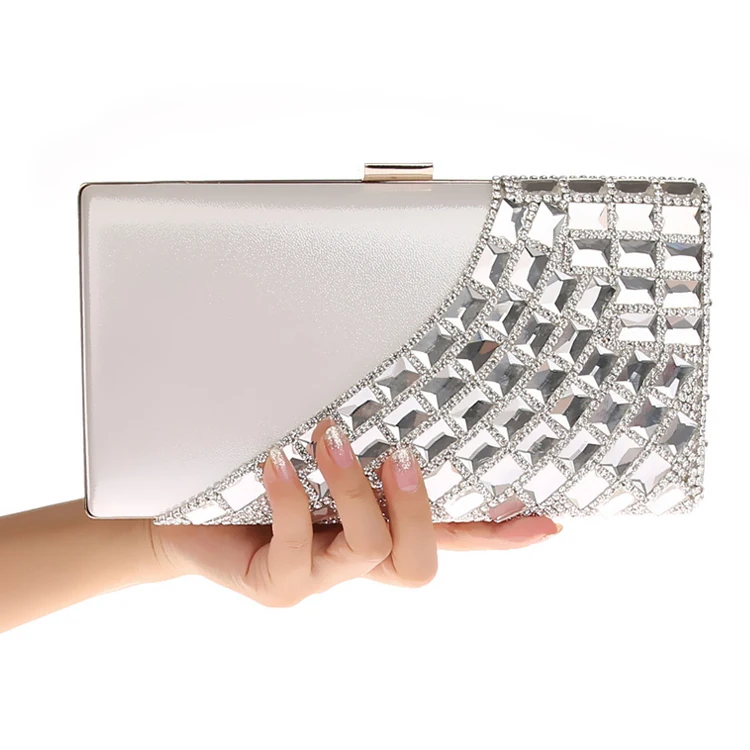 Luxury Rhinestone Dinner Will Be Wrapped With Diamond Inlaid Glass Women's Bag, The Bride Will Hold The Bag And Light Luxury Bag