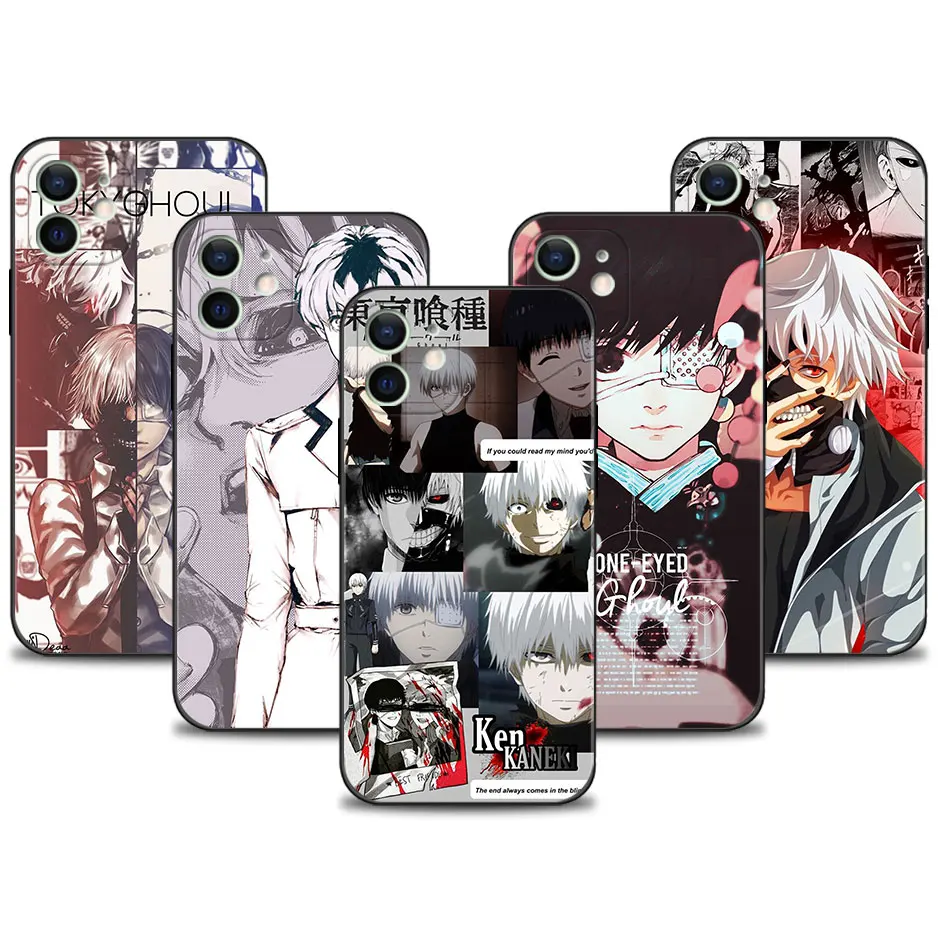 

Phone Case for Apple iPhone 13 11 12 Pro XS Max XR X 8 7 6 6S Plus 5 5S SE 13mini 12mini Cover Silicon Funda Tokyo Ghoul