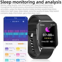 Non-invasive Blood Glucose ECG+PTT Smart Watch 1.83" Screen Blood Pressure Oxygen Body Temperature Smartwatch 60+Dials Watch Men 6