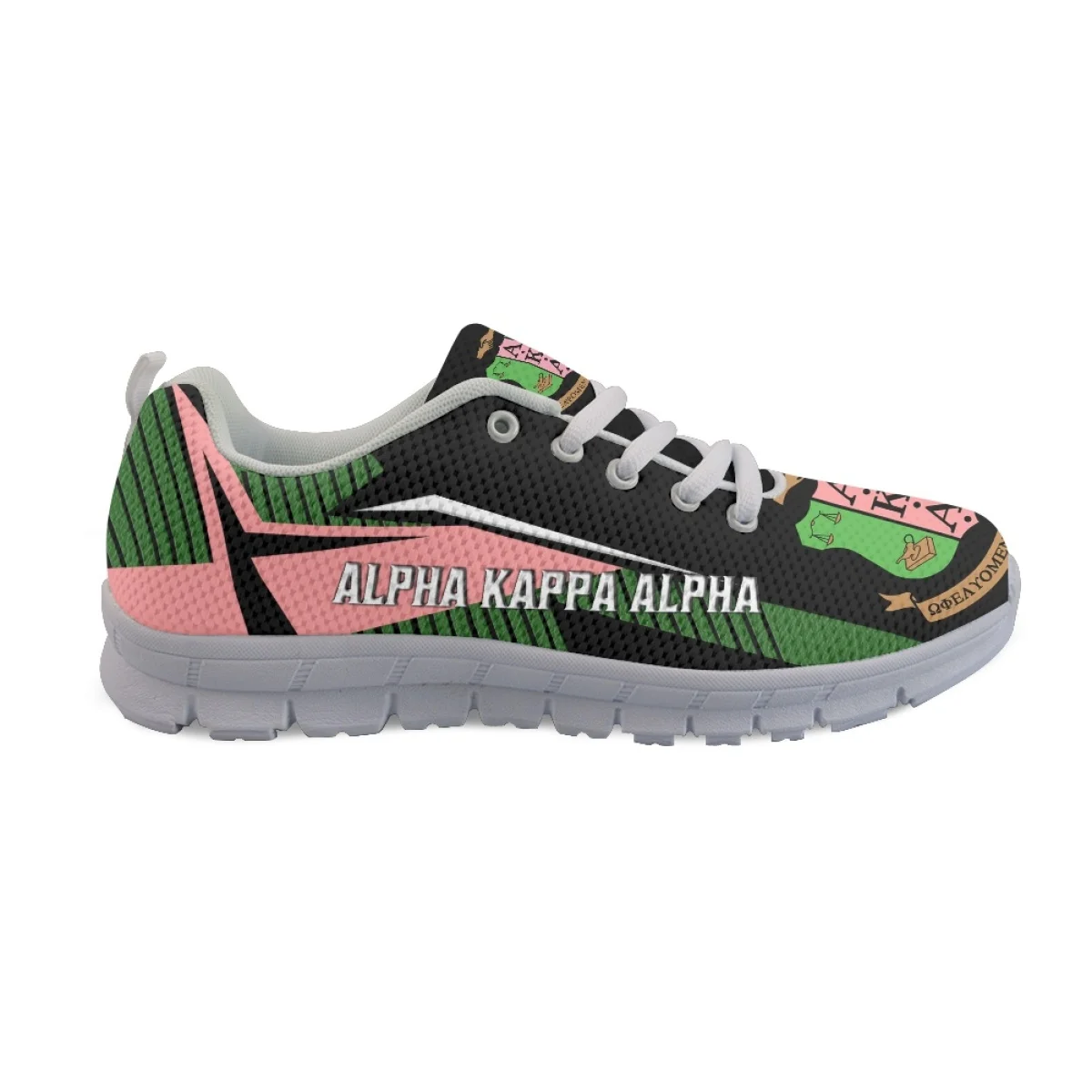 Alpha Kappa Alpha Female Flats Shoes for Woman Girls Customize Outdoor Walking Shoes Ladies Wear-resistant Sport Sneakers Gifts